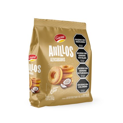 Anillos Azucarados sabor Coco 210gr