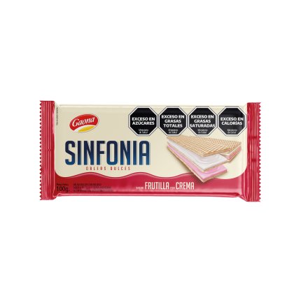 Sinfonía Dúo Frutilla con Crema 50gr y 100gr