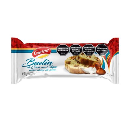 Budín Coco c/ Chips de Dulce de Leche 180gr