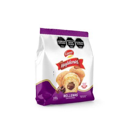 Magdalena Rellena de Chocolate 200gr